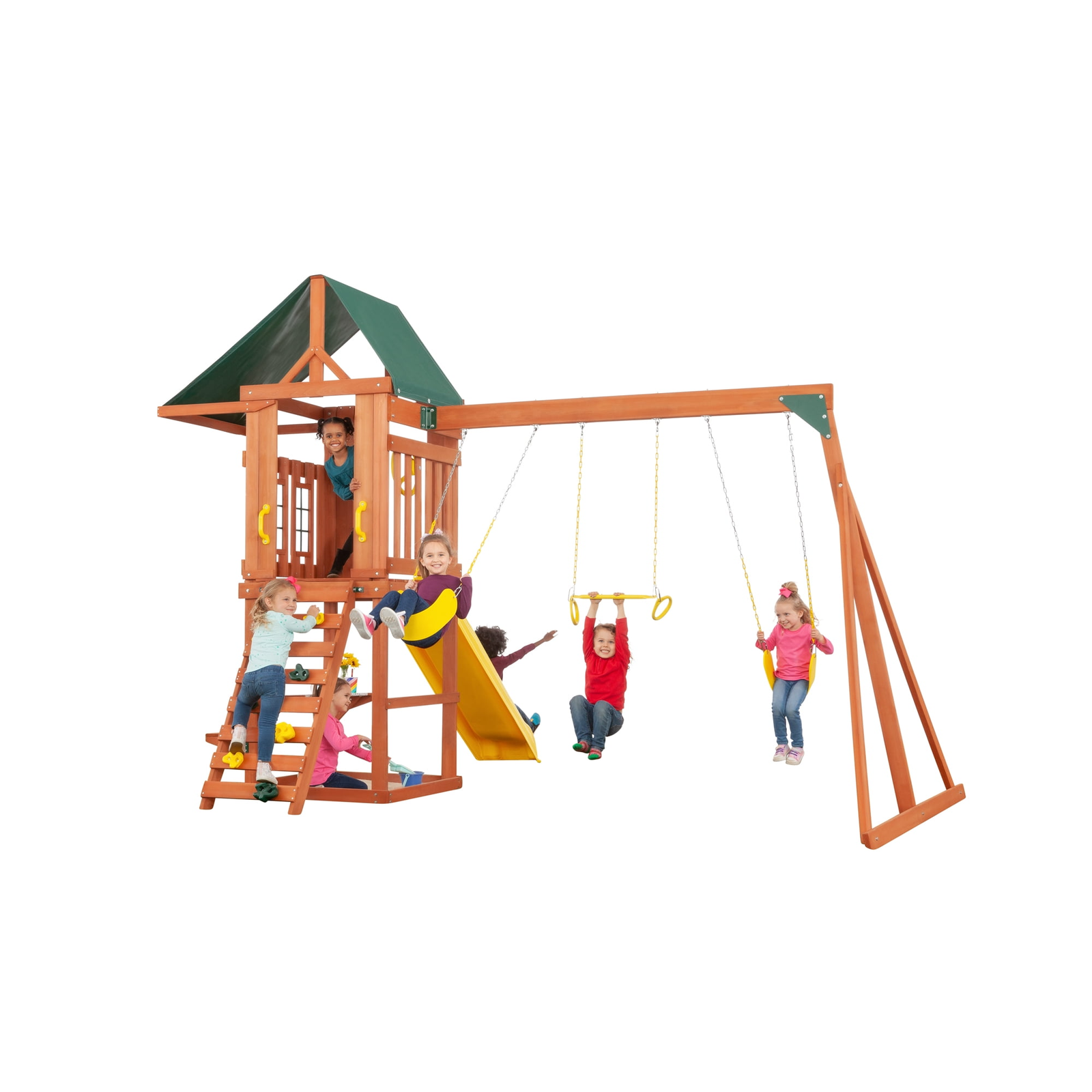 laitm-product-57-image-1 Creative Cedar Designs Cedar Cottage Wooden Swing Set - Image 1