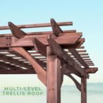 Backyard Discovery 14' X 10' Somerville Pergola W/ Electric - Dark Walnut DIY - Image 6