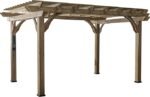 Backyard Discovery 14' X 10' Somerville Pergola W/ Electric - Dark Walnut DIY - Image 8