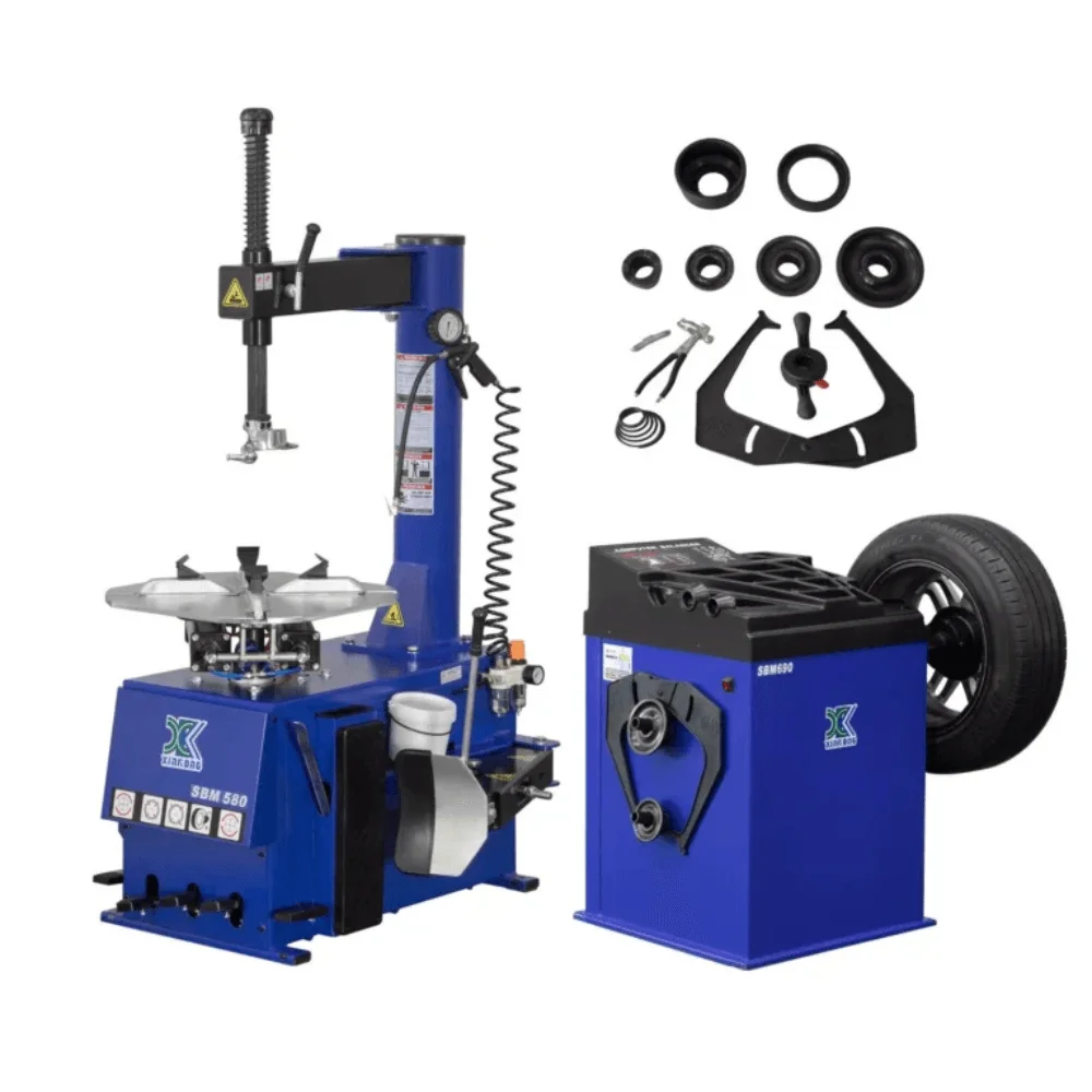 ltm-product-164-image-1 2.0 HP Tire Changer And Wheel Balancer Machine Combo 580 & 690 - Image 1