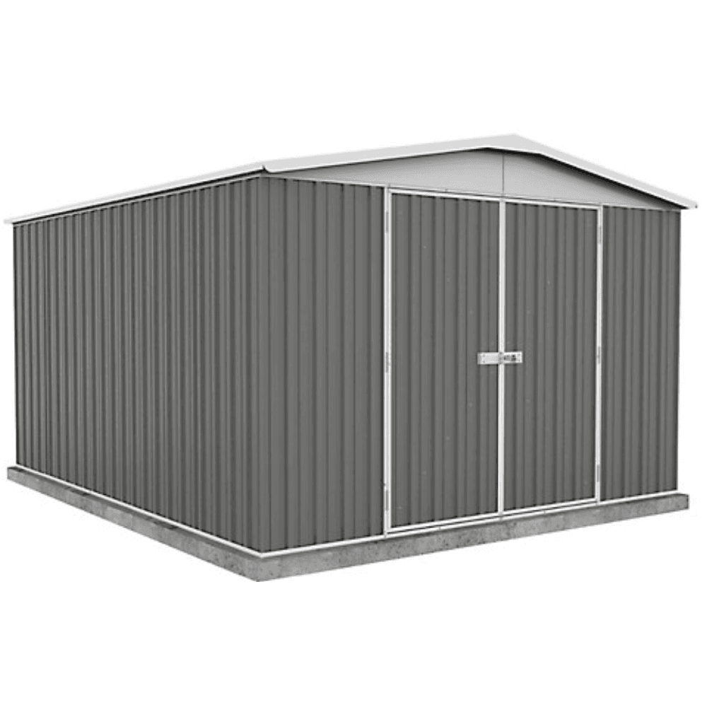 ltm-product-225-image-1 VEIKOUS 10 ft. W x 12 ft. D Outdoor Metal Storage Shed in Gray (120 sq. ft.) - Image 1