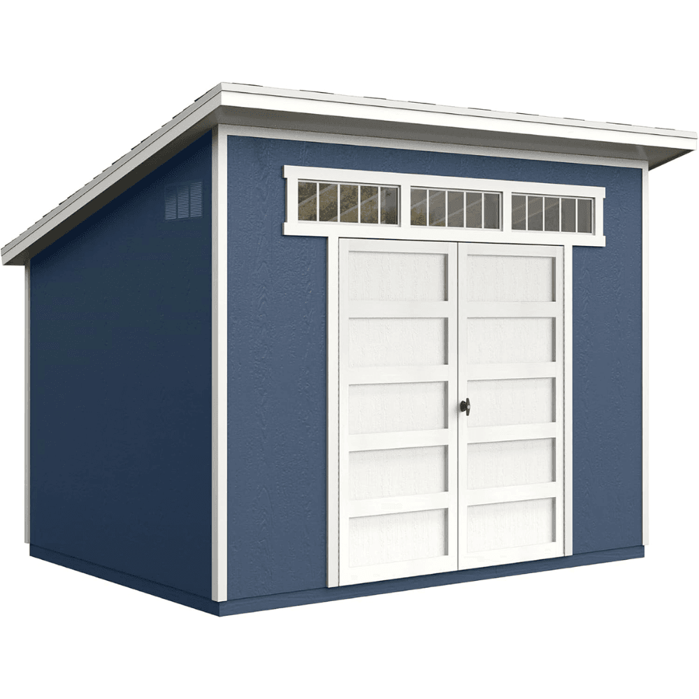 ltm-product-259-image-1 Olympia Do-it Yourself 10 ft. W x 7.5 ft. D Manufactured Wood Storage Shed - Image 1