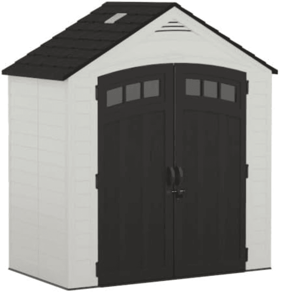 ltm-product-277-image-1 Suncast Vista 7 ft. x 4 ft. Resin Standard Modern Storage Shed with Floor Kit - Image 1