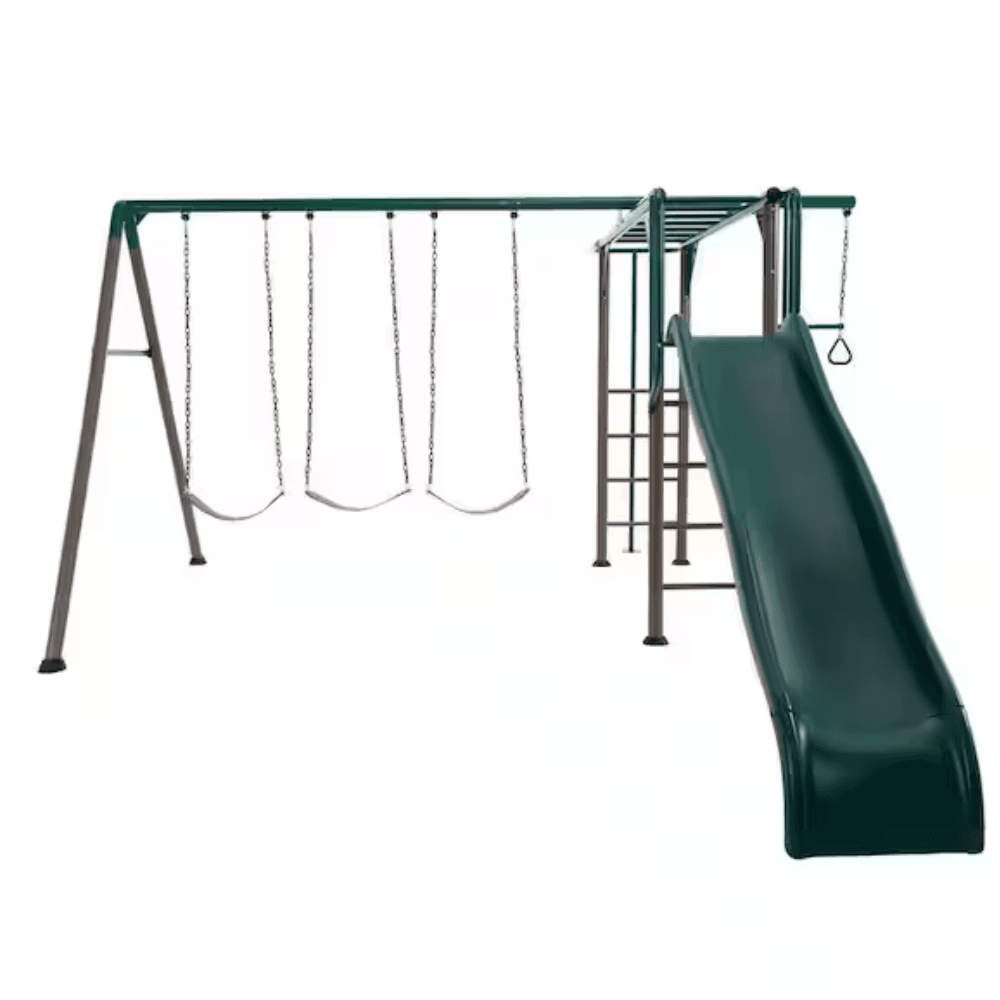 ltm-product-74-image-1 Lifetime Powder Coated Steel Swing Set with 4 Swing(s) , 1 Slide(s) - Image 1