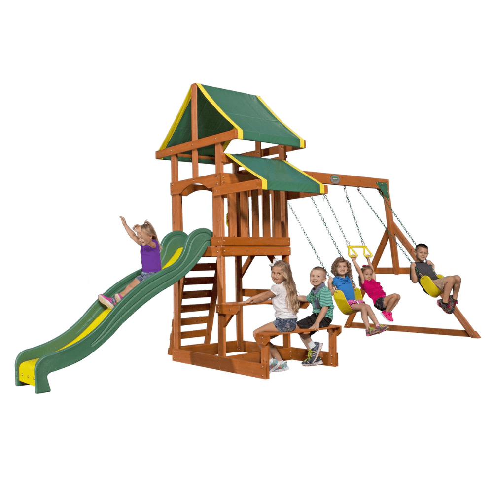 ltm-product-79-image-1 Tucson Swing Set – Big Fun in a Compact Design - Image 1