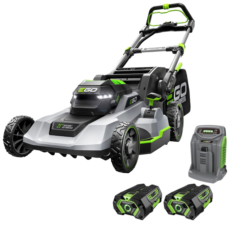 1-1.png EGO POWER+ 21in 56V Cordless Self-Propelled Lawn Mower LM2122SP-2 with Touch Drive, (2) 4.0Ah Batteries & Rapid Charger - Image 1