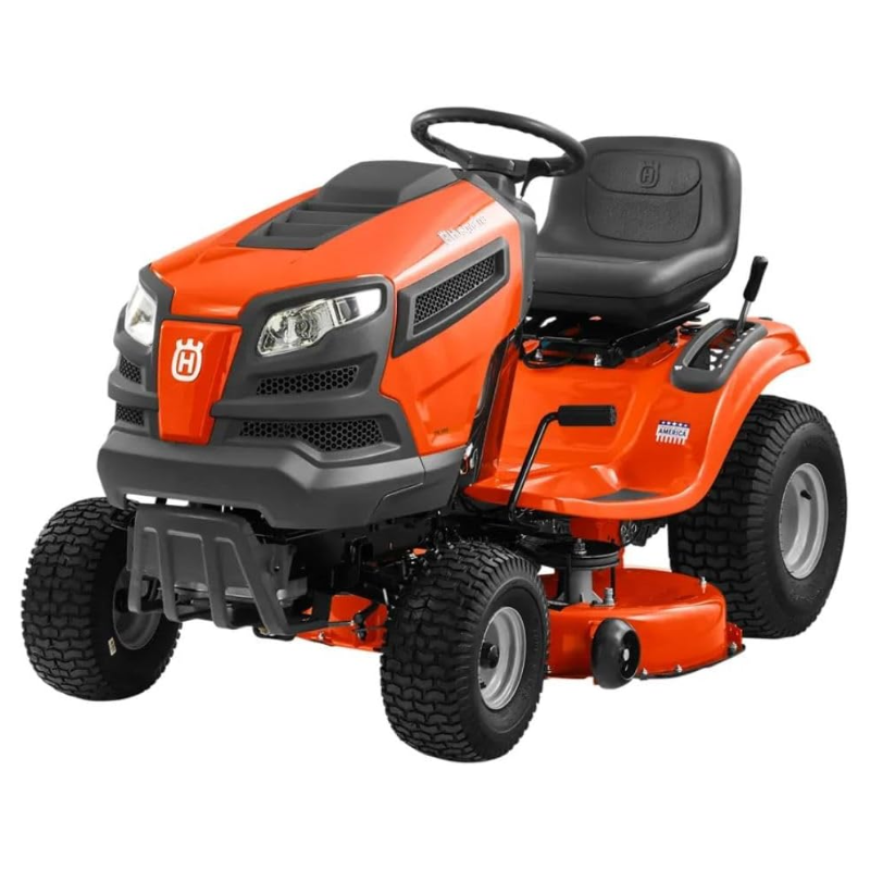 1-19.png Husqvarna 46in 22HP Briggs Riding Lawn Tractor TS 120 Hydrostatic Transmission - Image 1